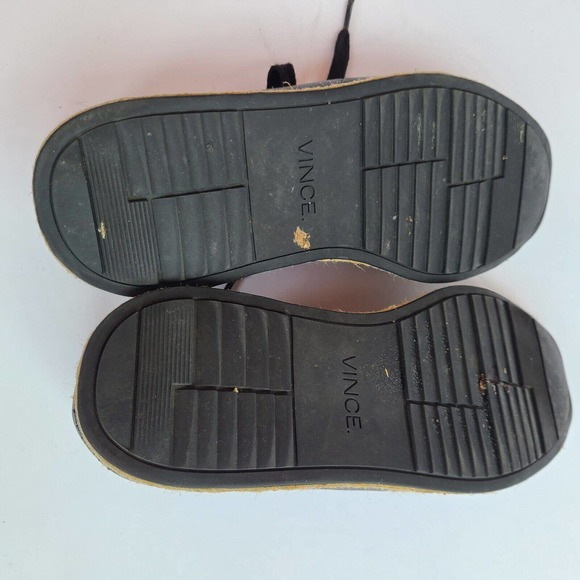 VINCE Rayner Leather Espadrille Lace Up‎ Sneakers Size 6.5 - Picture 11 of 12